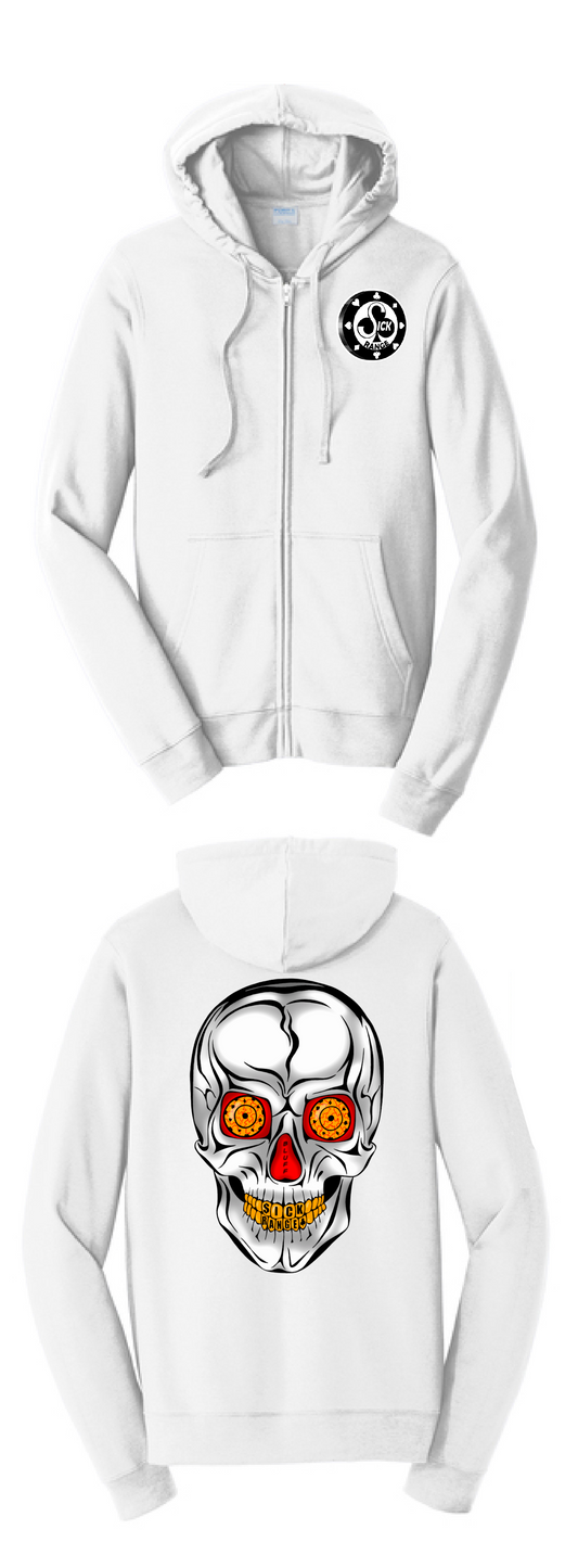 Long sleeve zipper front hoodie